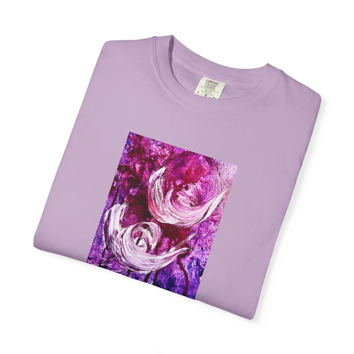 Unisex Garment-Dyed T-shirt, Love Path, Art Design by Sincthus