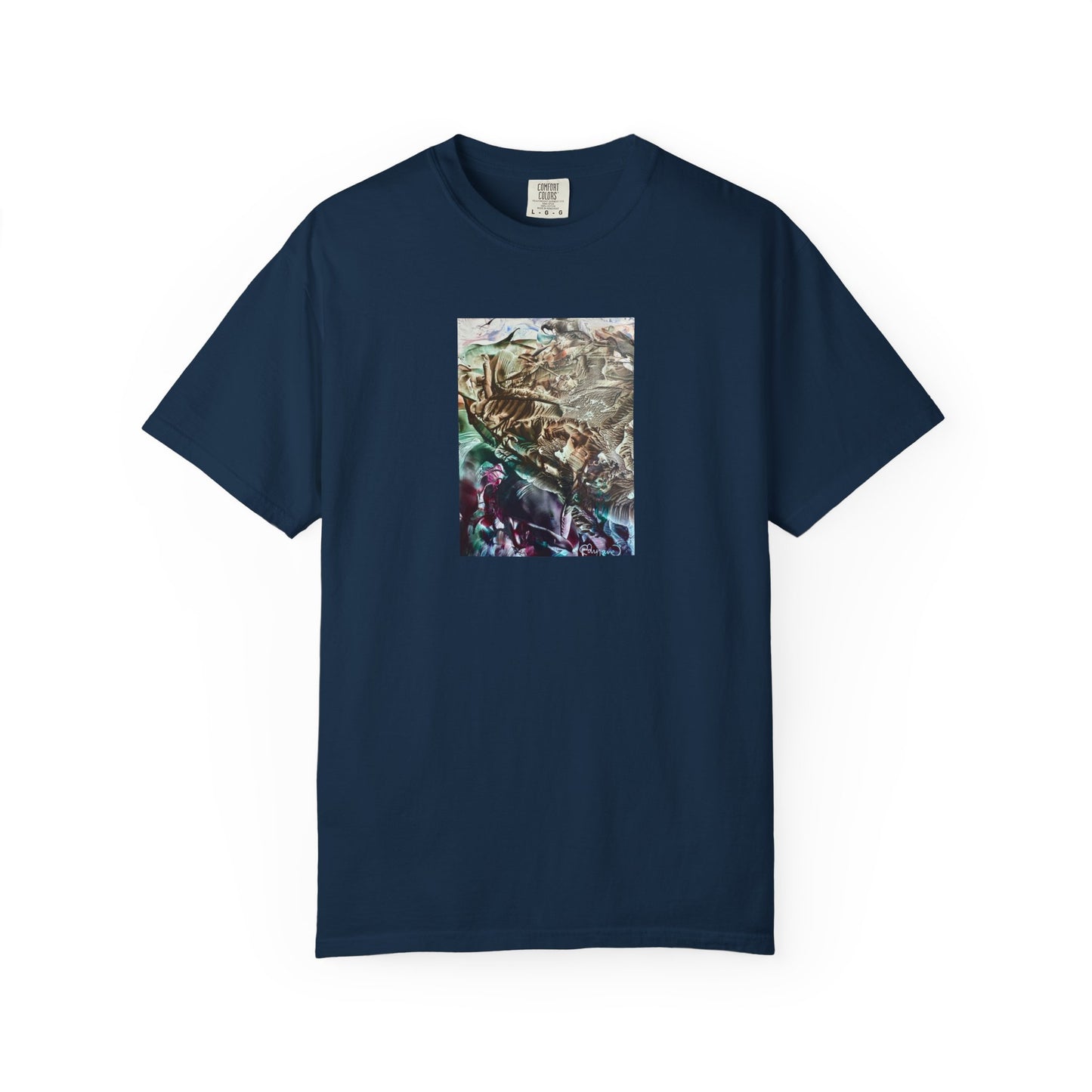 Unisex Garment-Dyed T-shirt, Adventure, Art Design by Sincthus