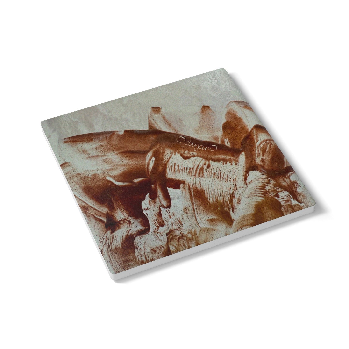 Ceramic Coaster, Together, Art Design by Sincthus