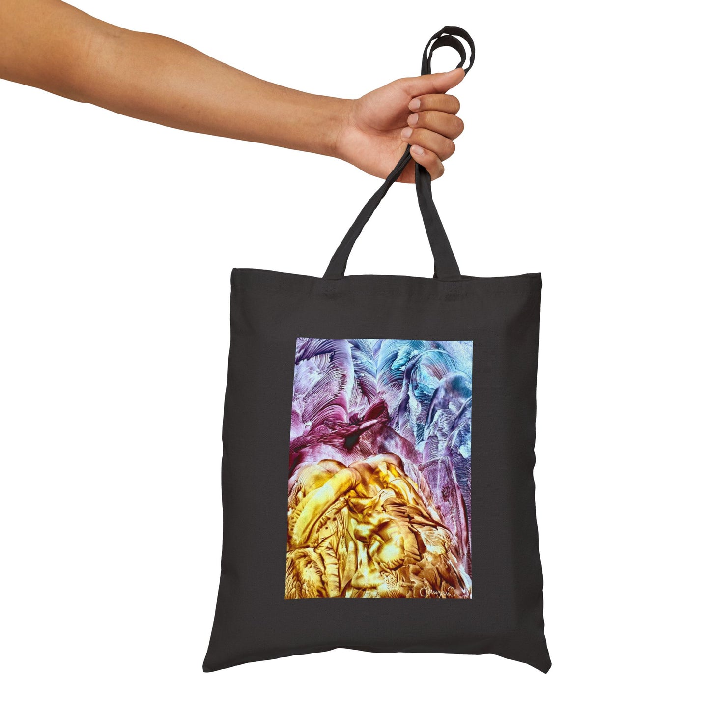 Canvas Tote Bag, Waves, Art Design by Sincthus