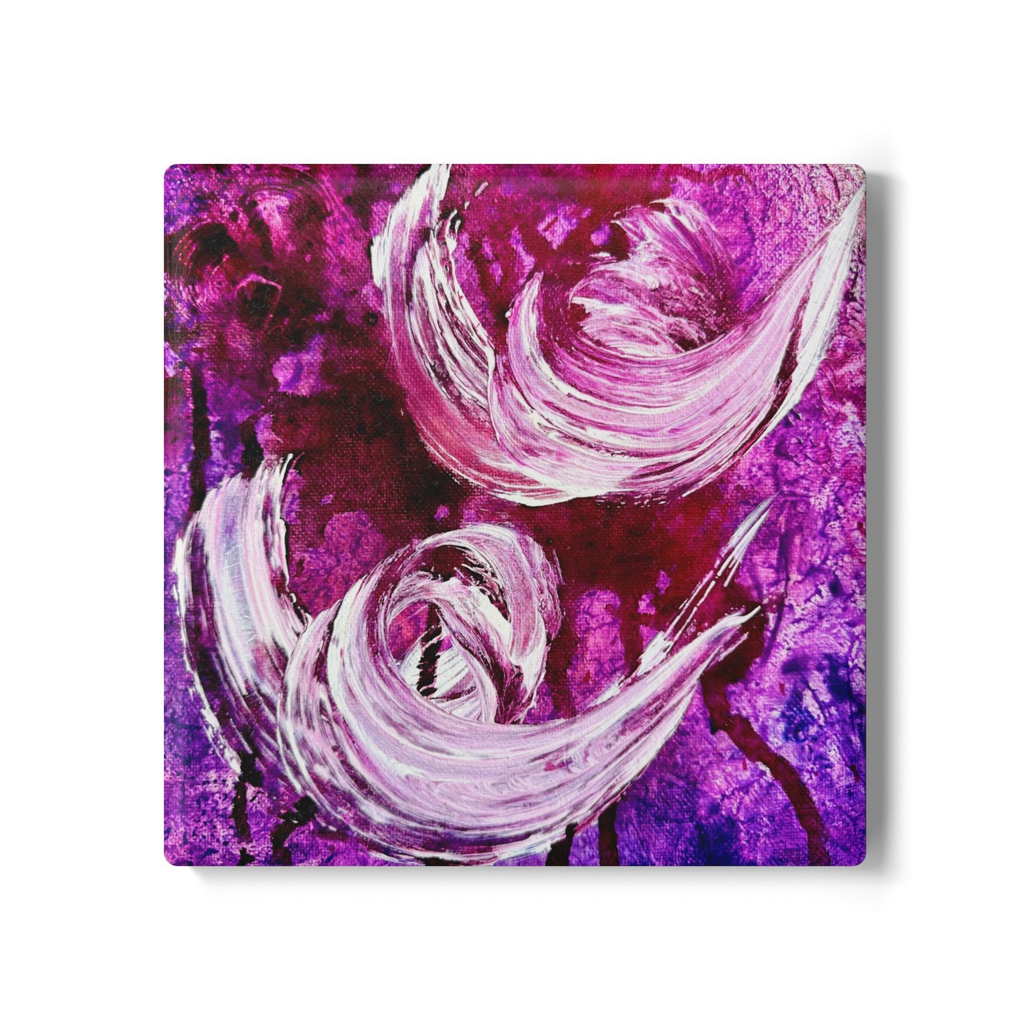 Ceramic Coaster, Love Path, Art Design by Sincthus