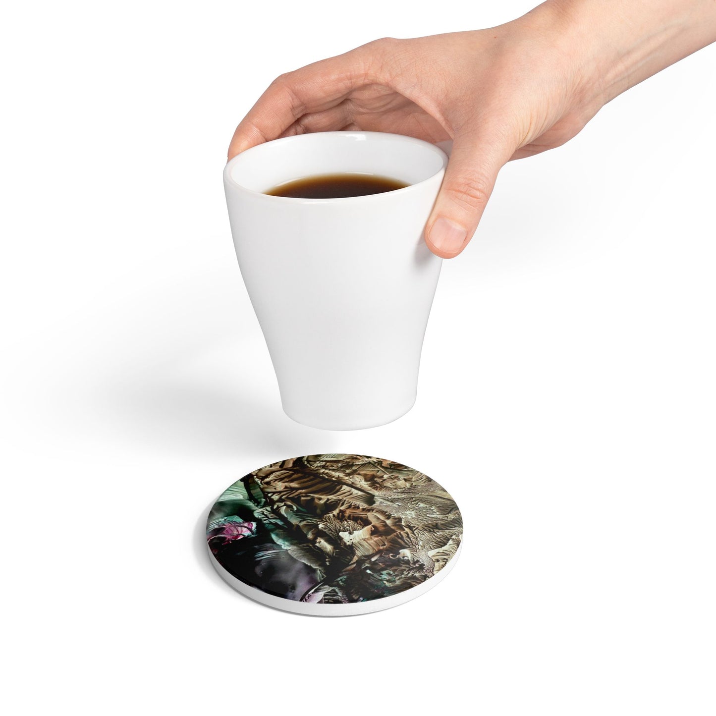 Ceramic Coaster, Adventure, Art Design by Sincthus
