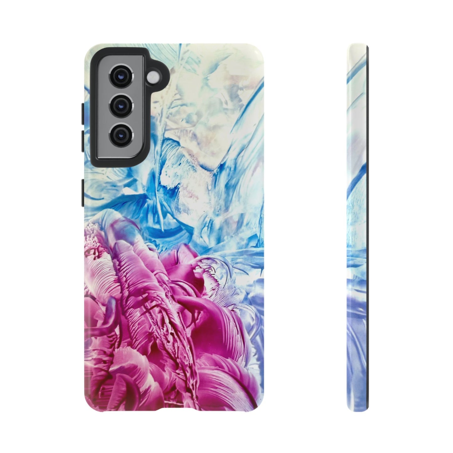 Stylish Hard Phone Case, White Horse, Art Design by Sincthus