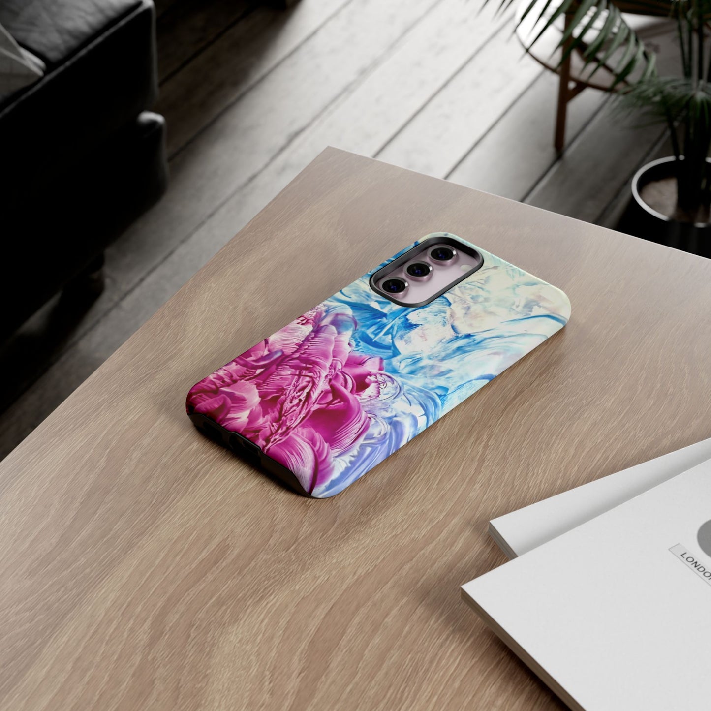 Stylish Hard Phone Case, White Horse, Art Design by Sincthus