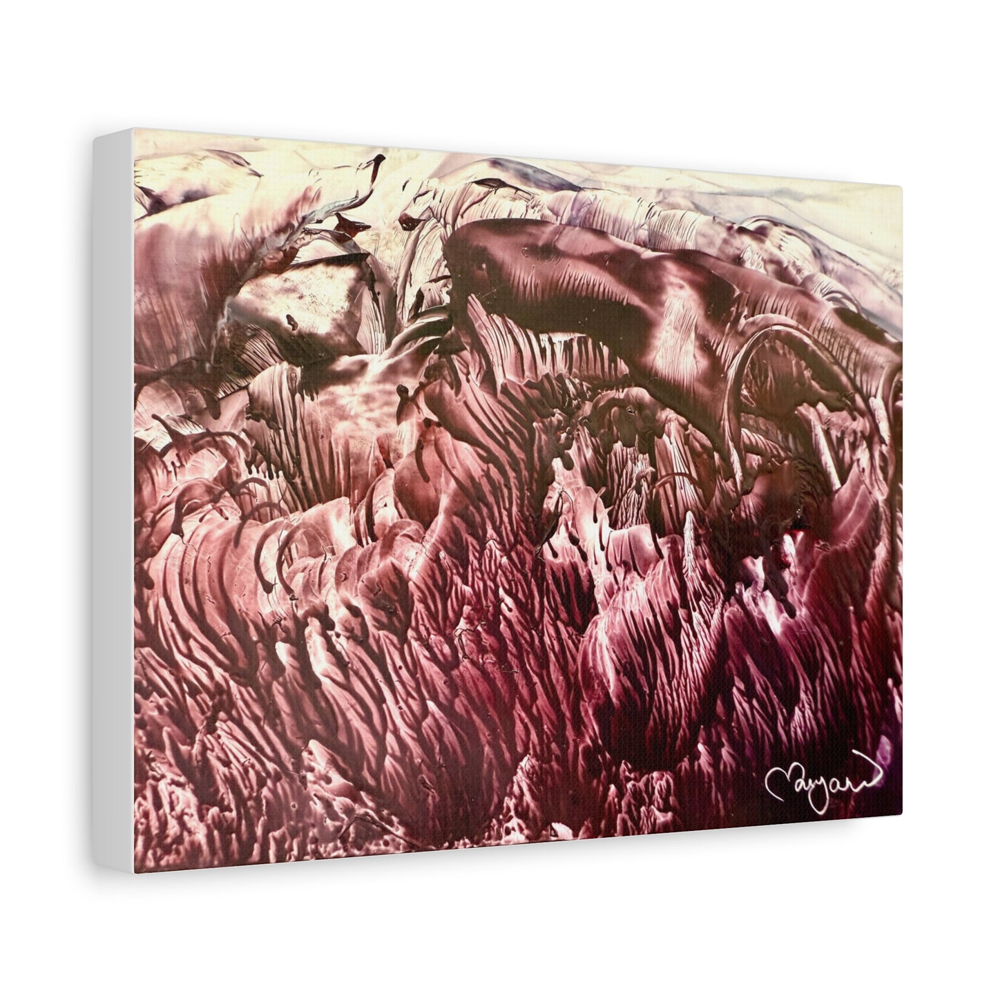 Abstract Art Canvas Print, Wild Life, Art Design by Sincthus