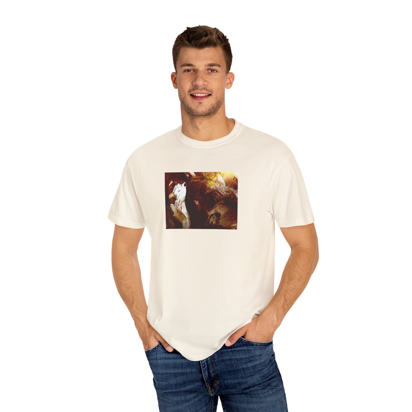 Unisex Garment-Dyed T-shirt, Autumn, Art Design by Sincthus
