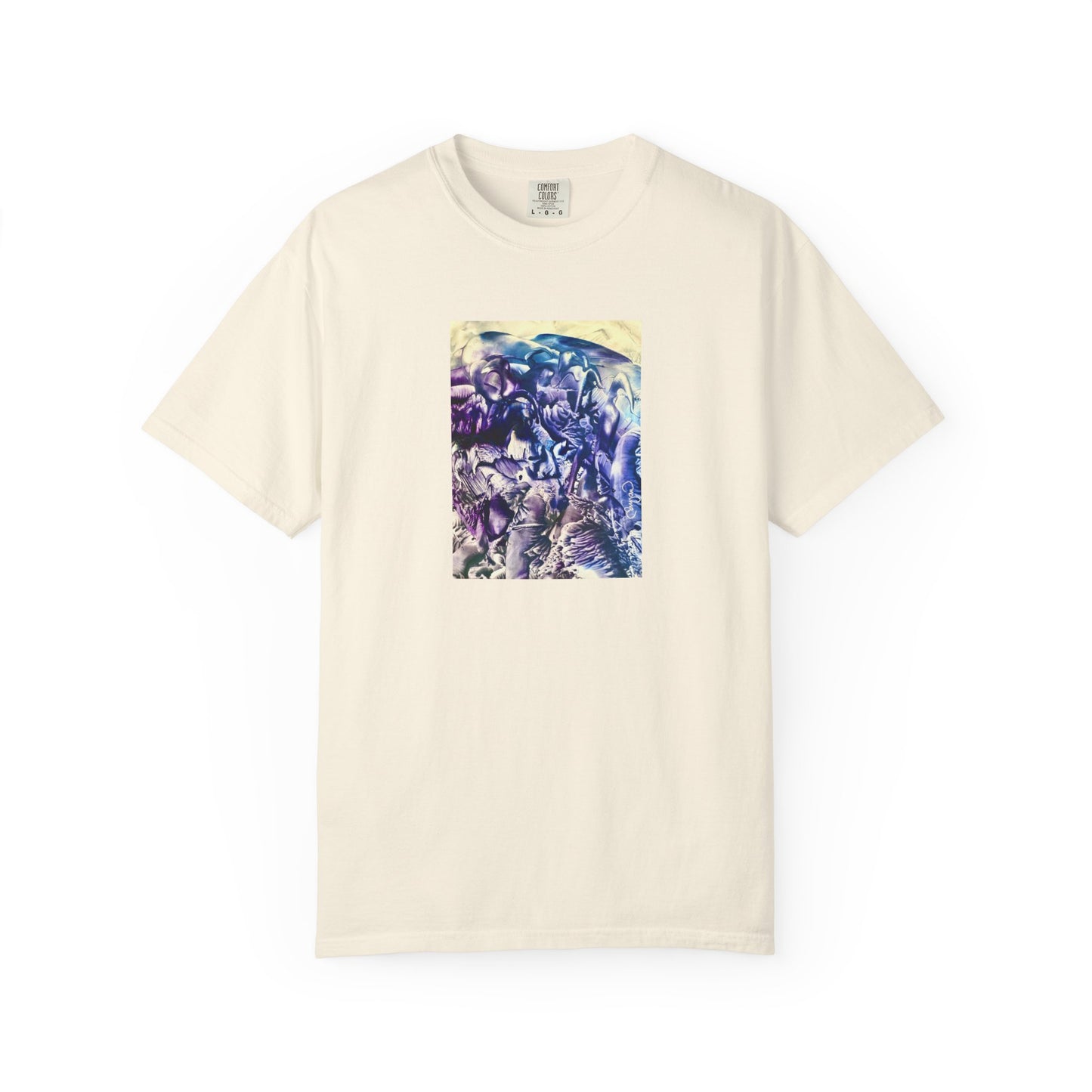 Unisex Garment-Dyed T-shirt, Flood, Art Design by Sincthus