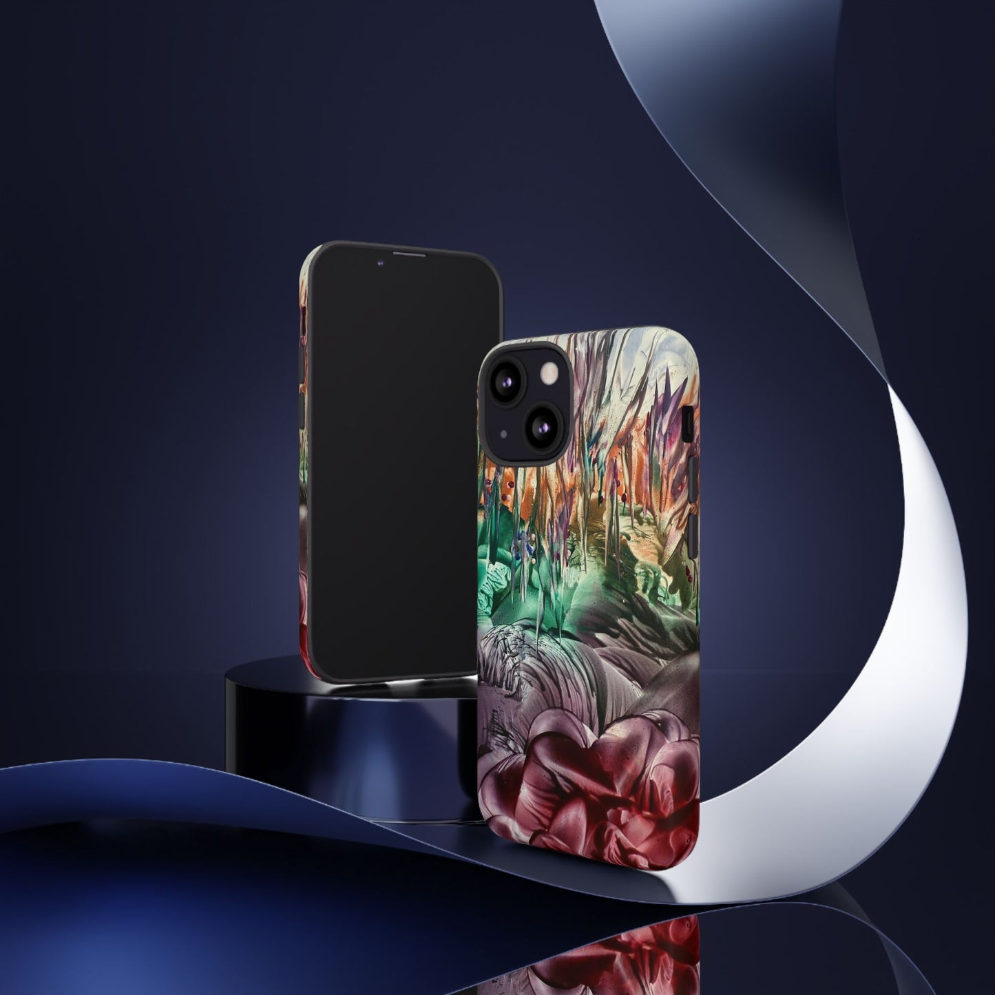 Stylish Hard Phone Case, Landscape, Art Design by Sincthus