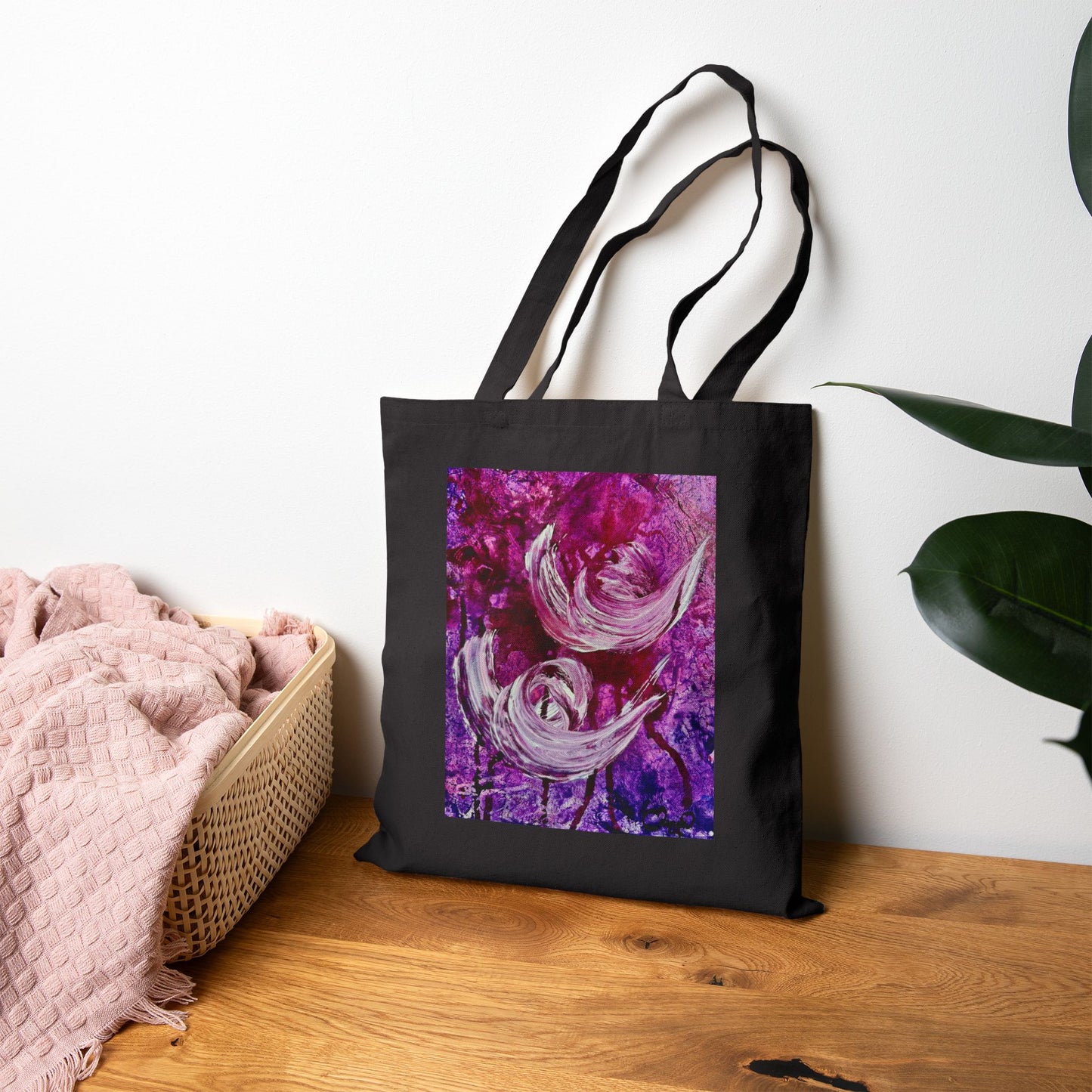 Canvas Tote Bag, Love Path, Art Design by Sincthus