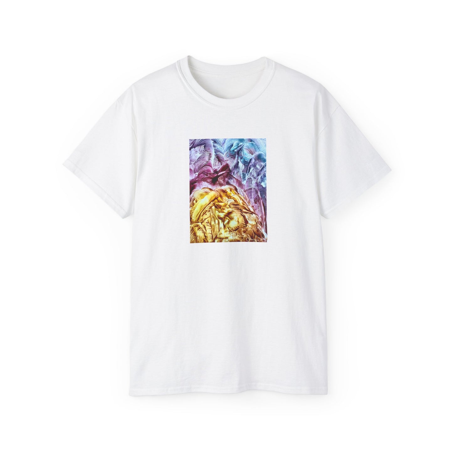 Unisex Ultra Cotton T-Shirt, Waves, Art Design by Sincthus