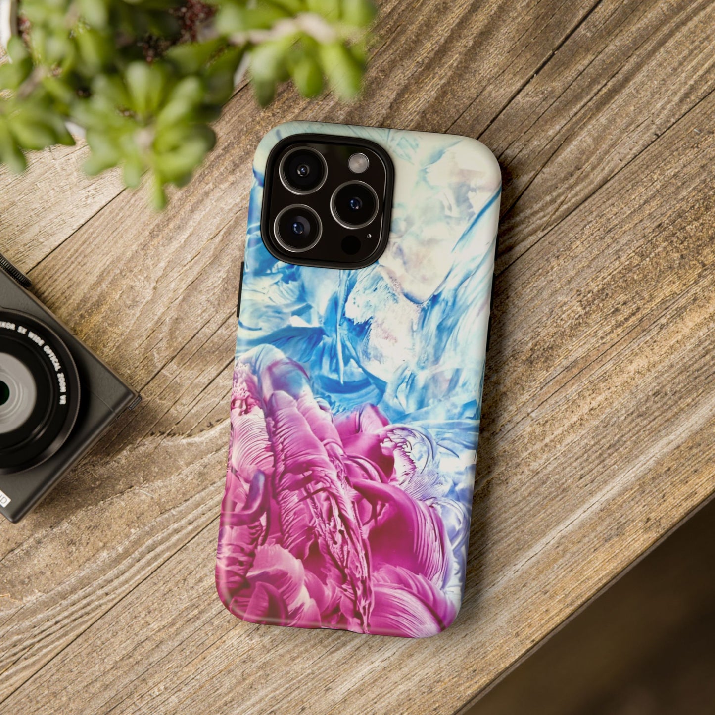 Stylish Hard Phone Case, White Horse, Art Design by Sincthus