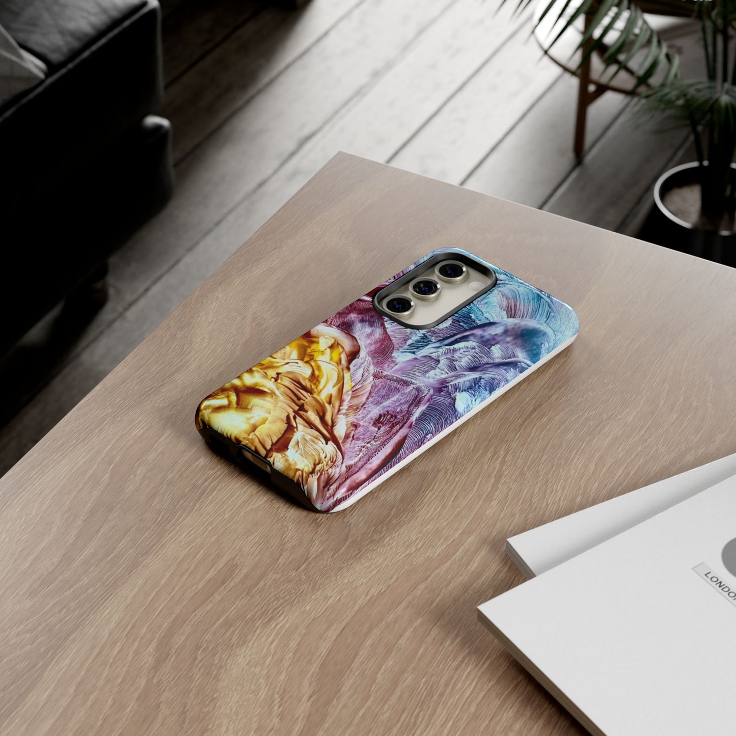 Stylish Hard Phone Case, Waves, Art Design by Sincthus