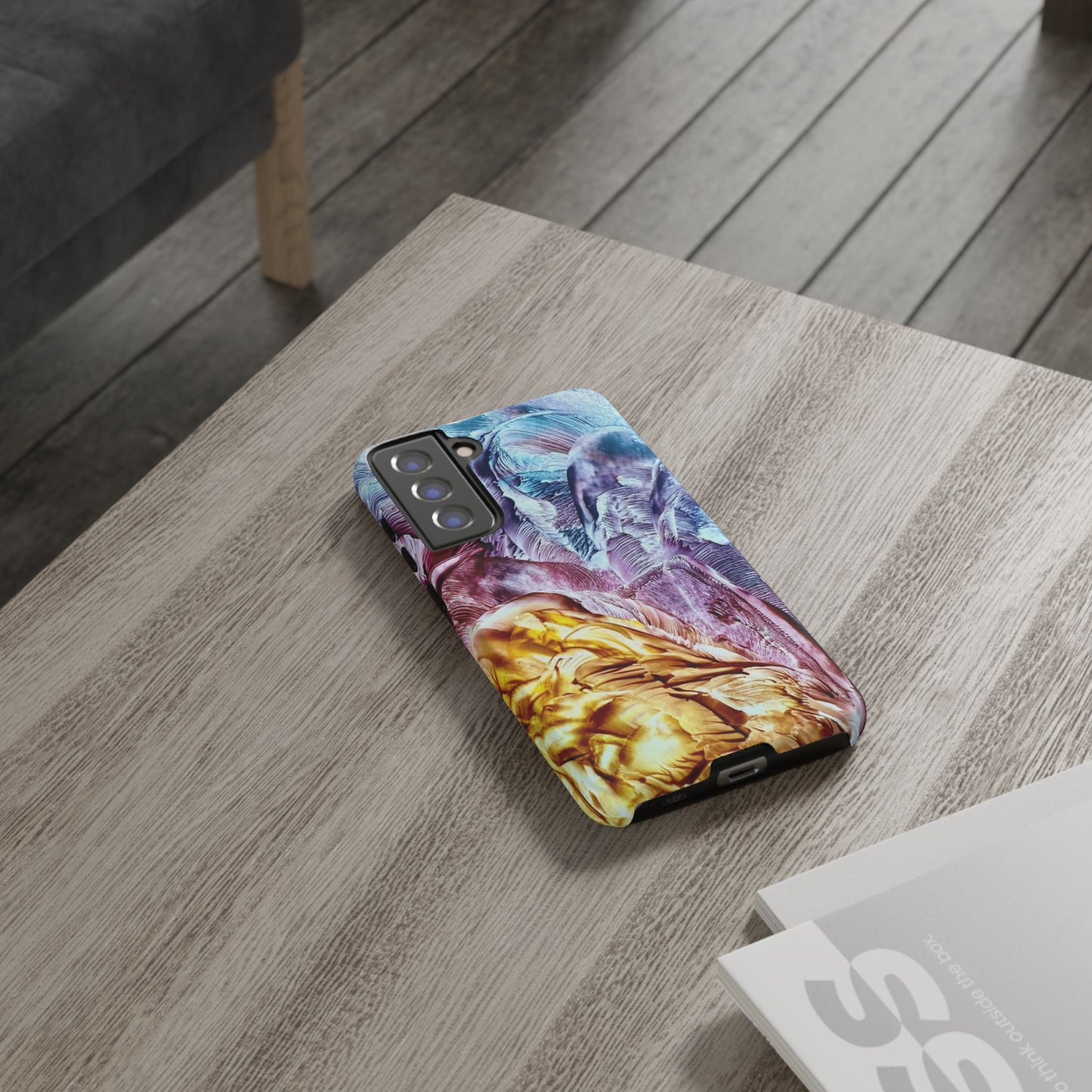 Stylish Hard Phone Case, Waves, Art Design by Sincthus
