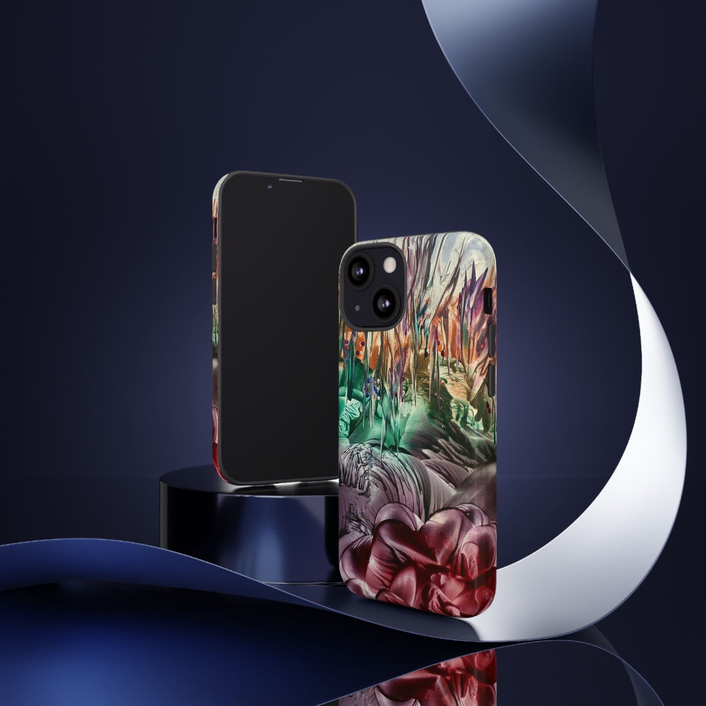 Stylish Hard Phone Case, Landscape, Art Design by Sincthus