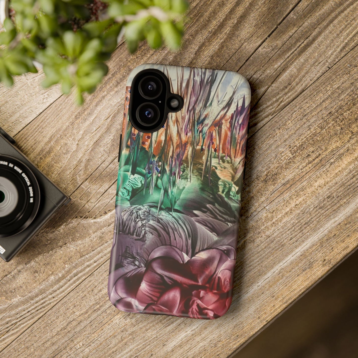 Stylish Hard Phone Case, Landscape, Art Design by Sincthus