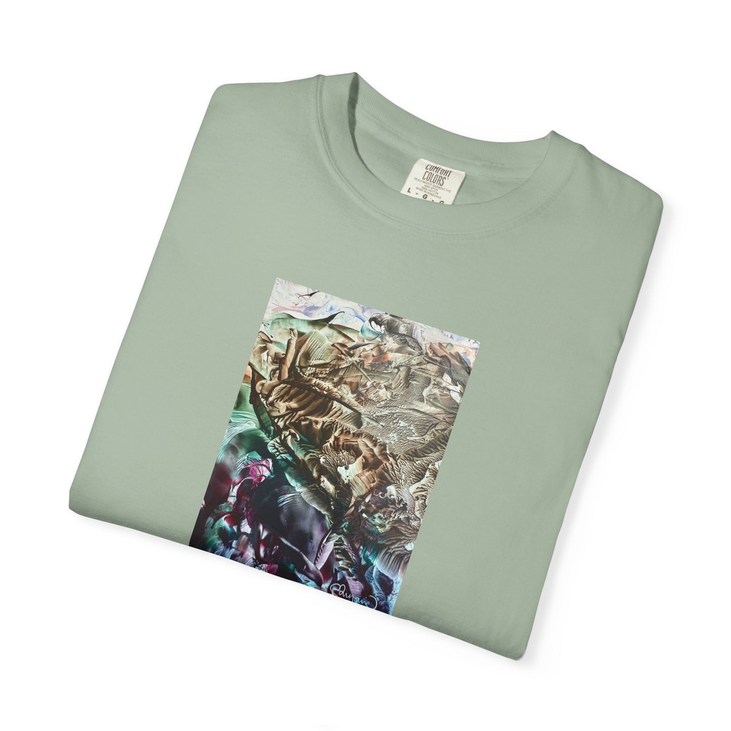 Unisex Garment-Dyed T-shirt, Adventure, Art Design by Sincthus