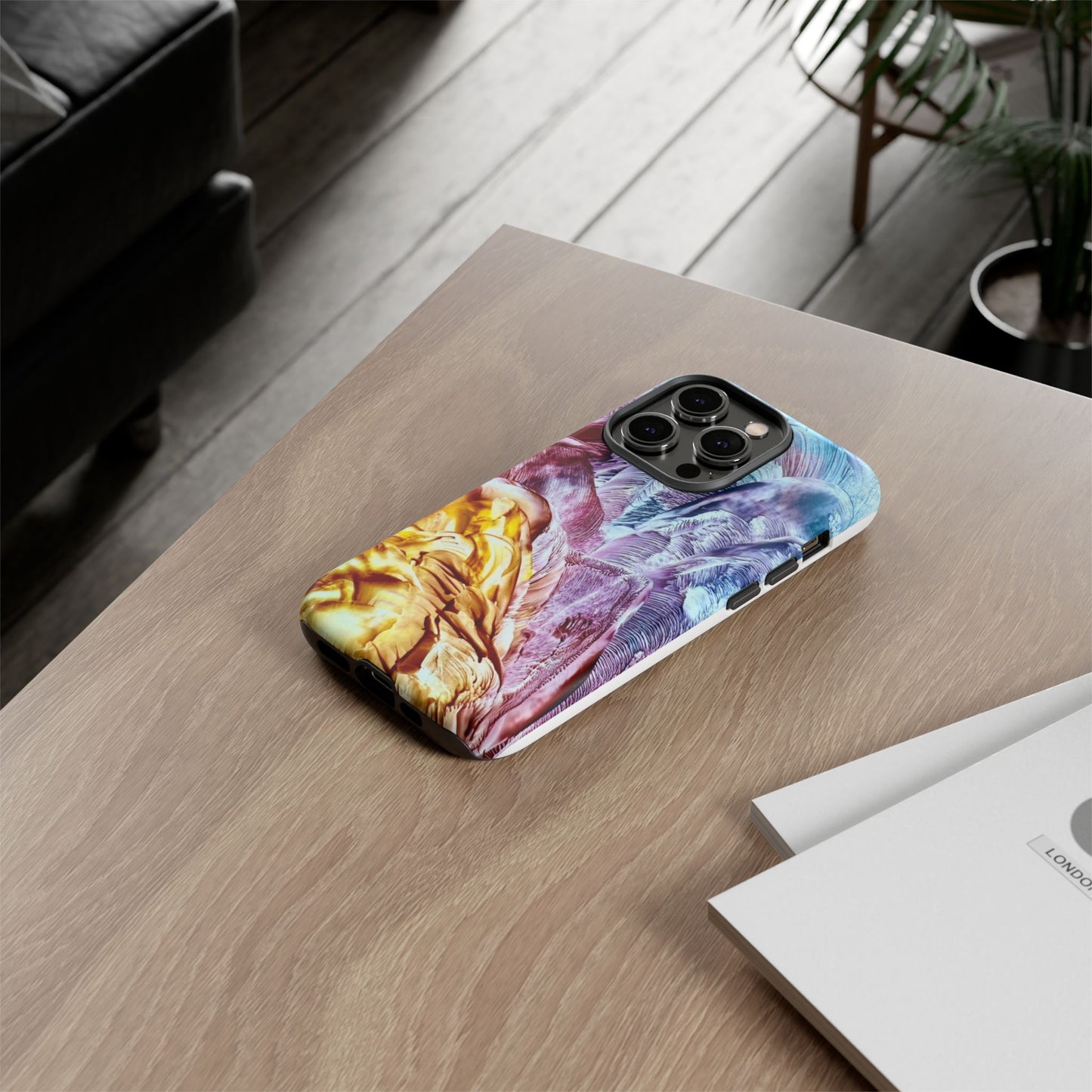 Stylish Hard Phone Case, Waves, Art Design by Sincthus
