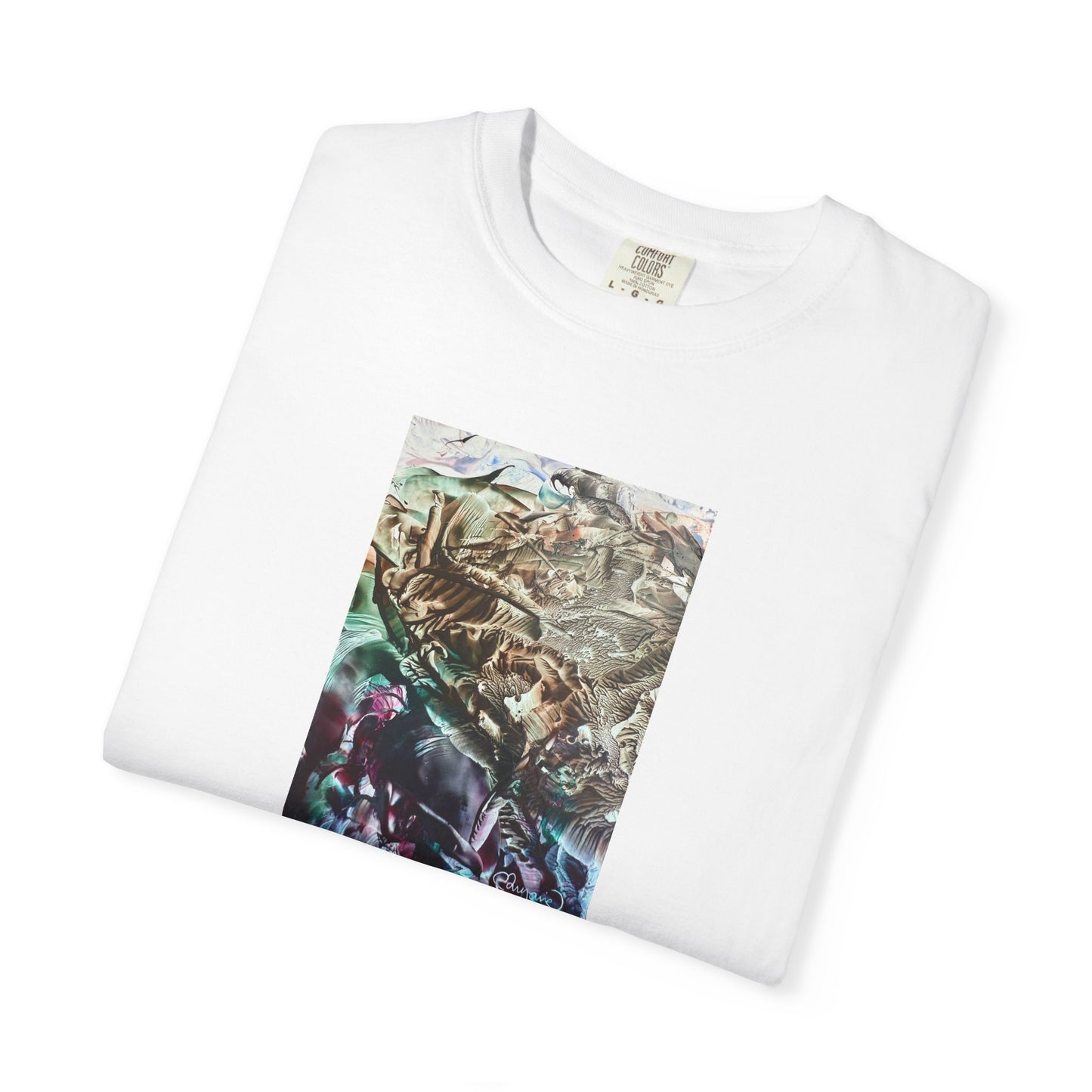 Unisex Garment-Dyed T-shirt, Adventure, Art Design by Sincthus