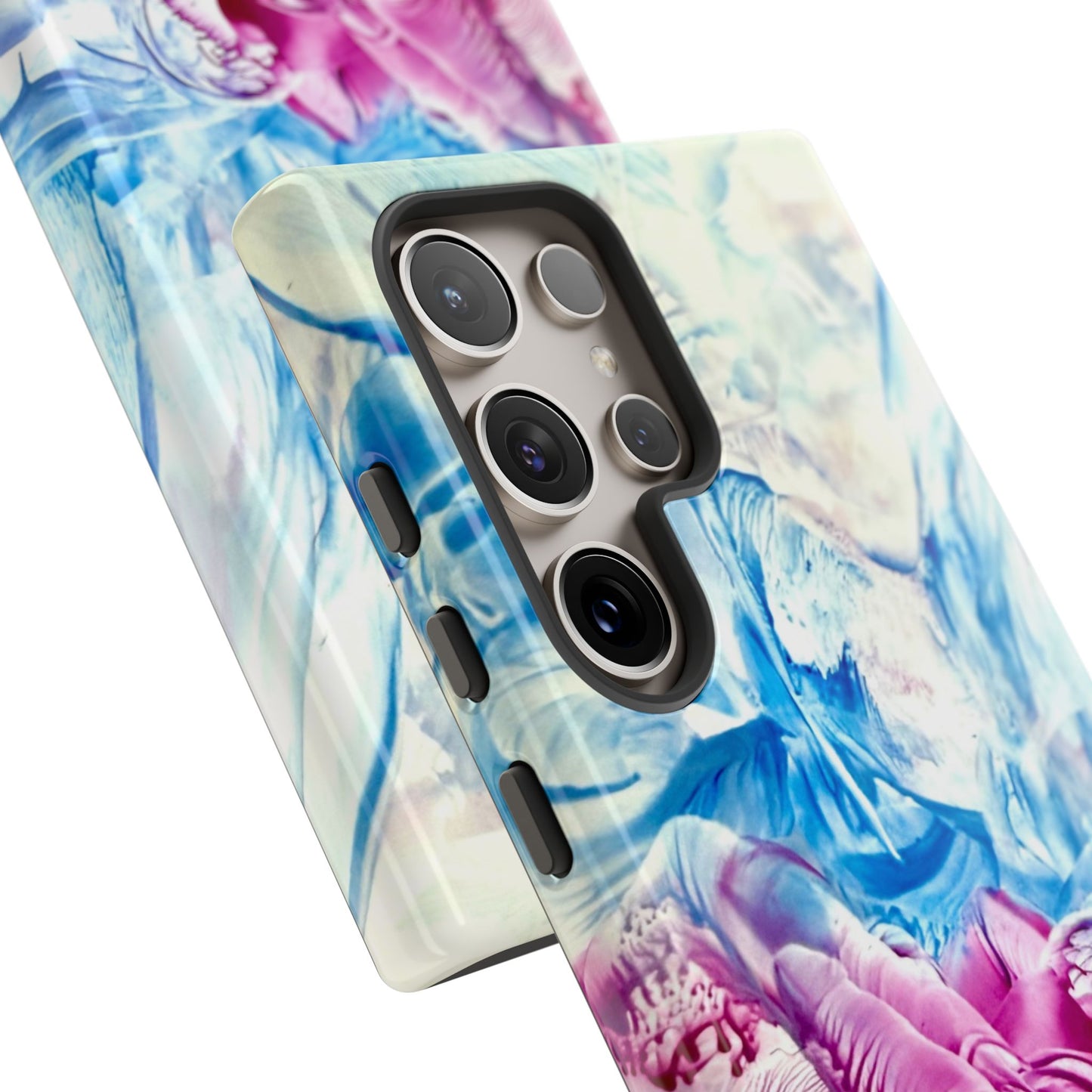 Stylish Hard Phone Case, White Horse, Art Design by Sincthus