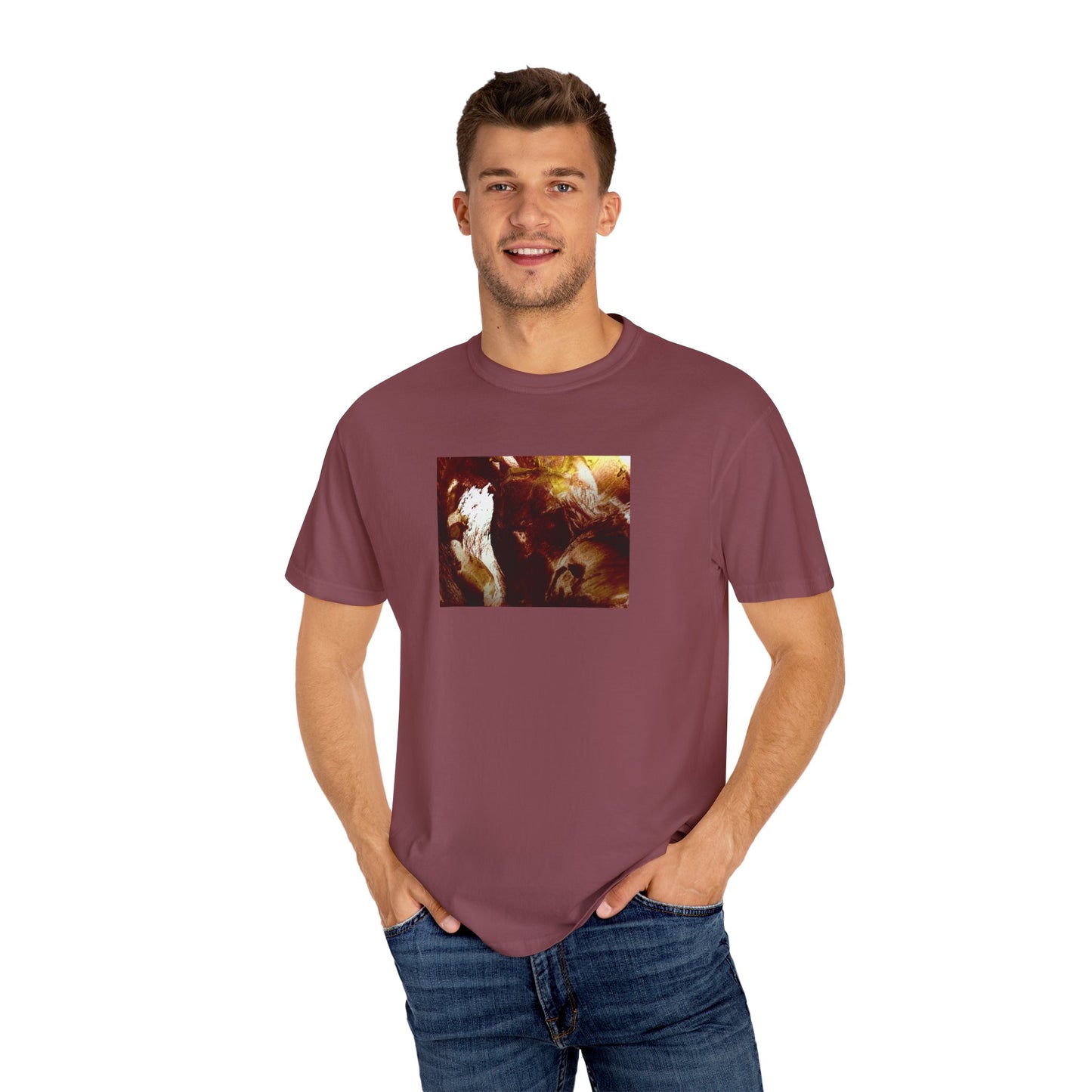 Unisex Garment-Dyed T-shirt, Autumn, Art Design by Sincthus