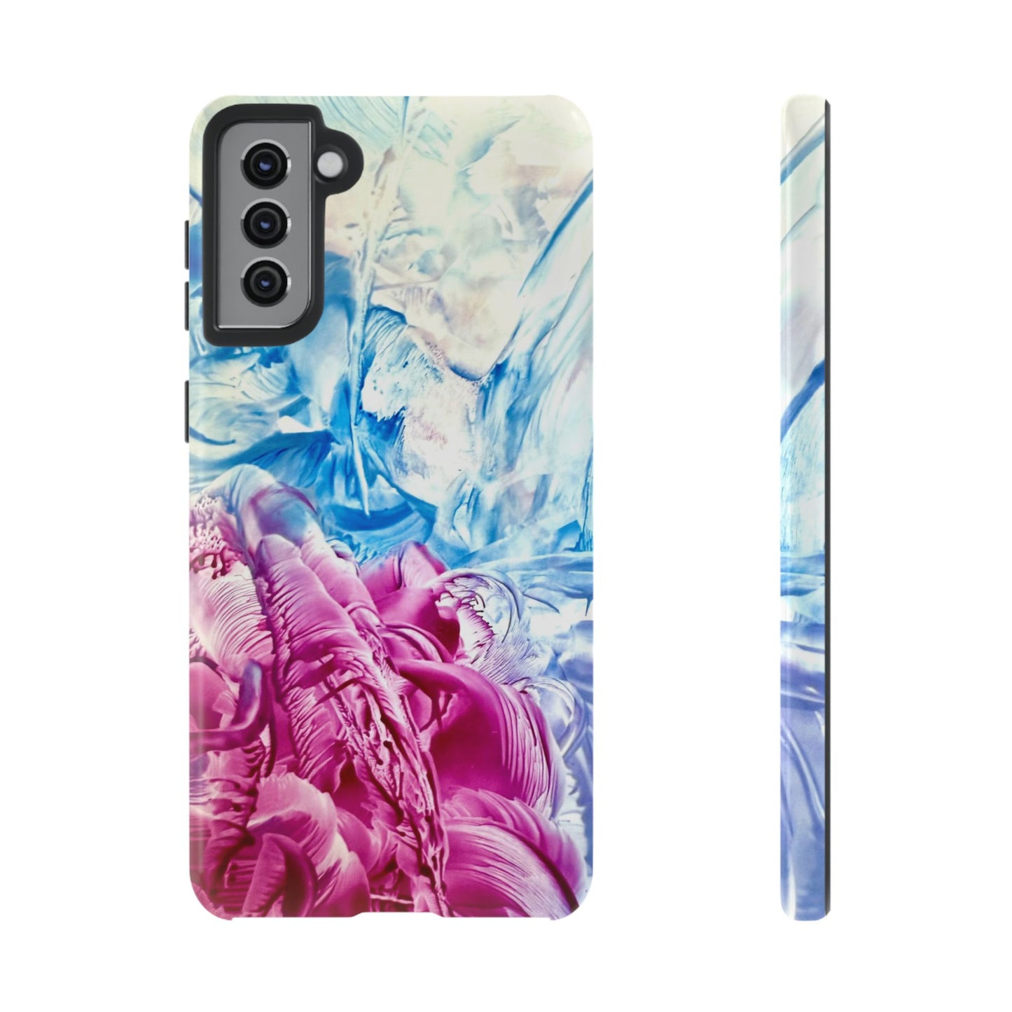 Stylish Hard Phone Case, White Horse, Art Design by Sincthus