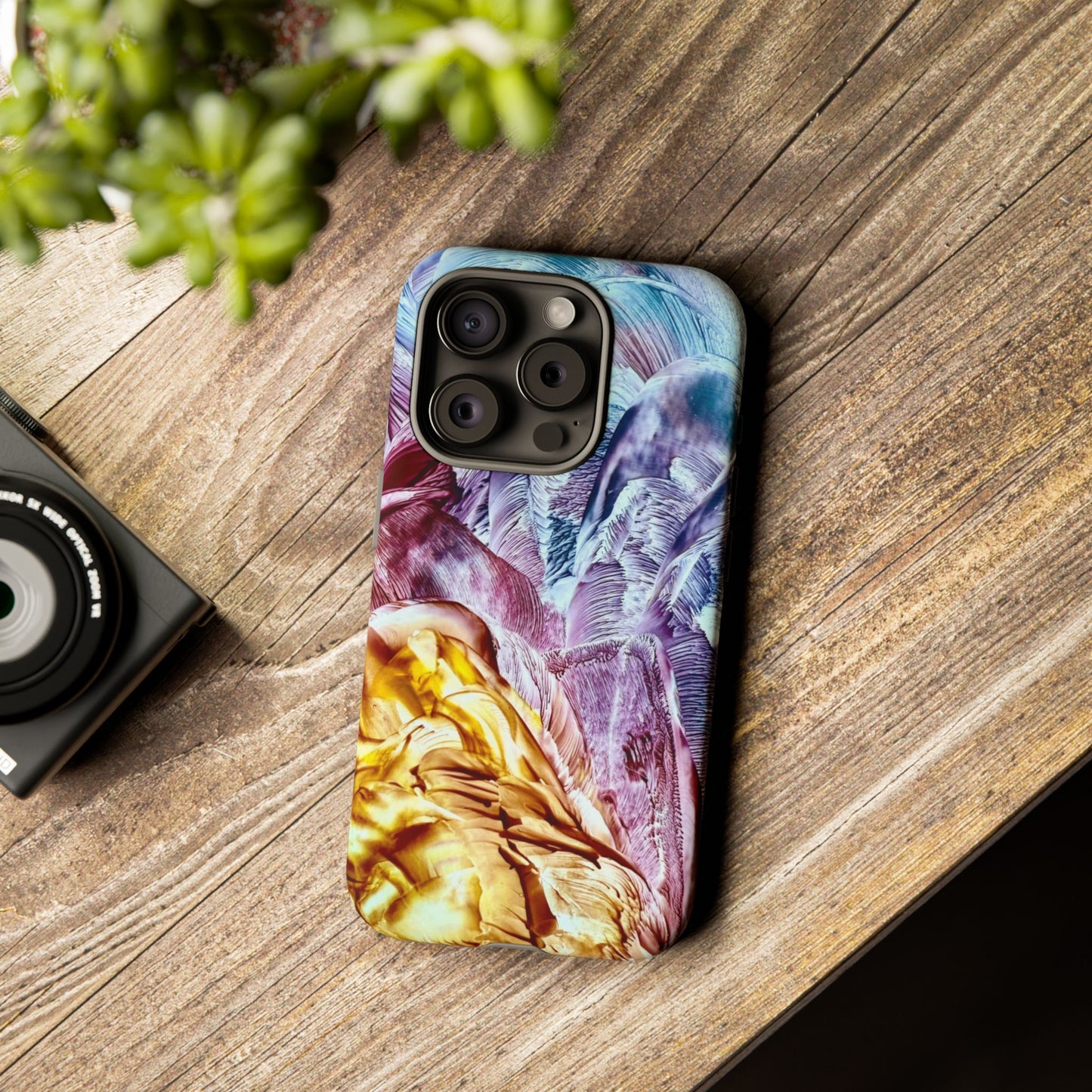 Stylish Hard Phone Case, Waves, Art Design by Sincthus