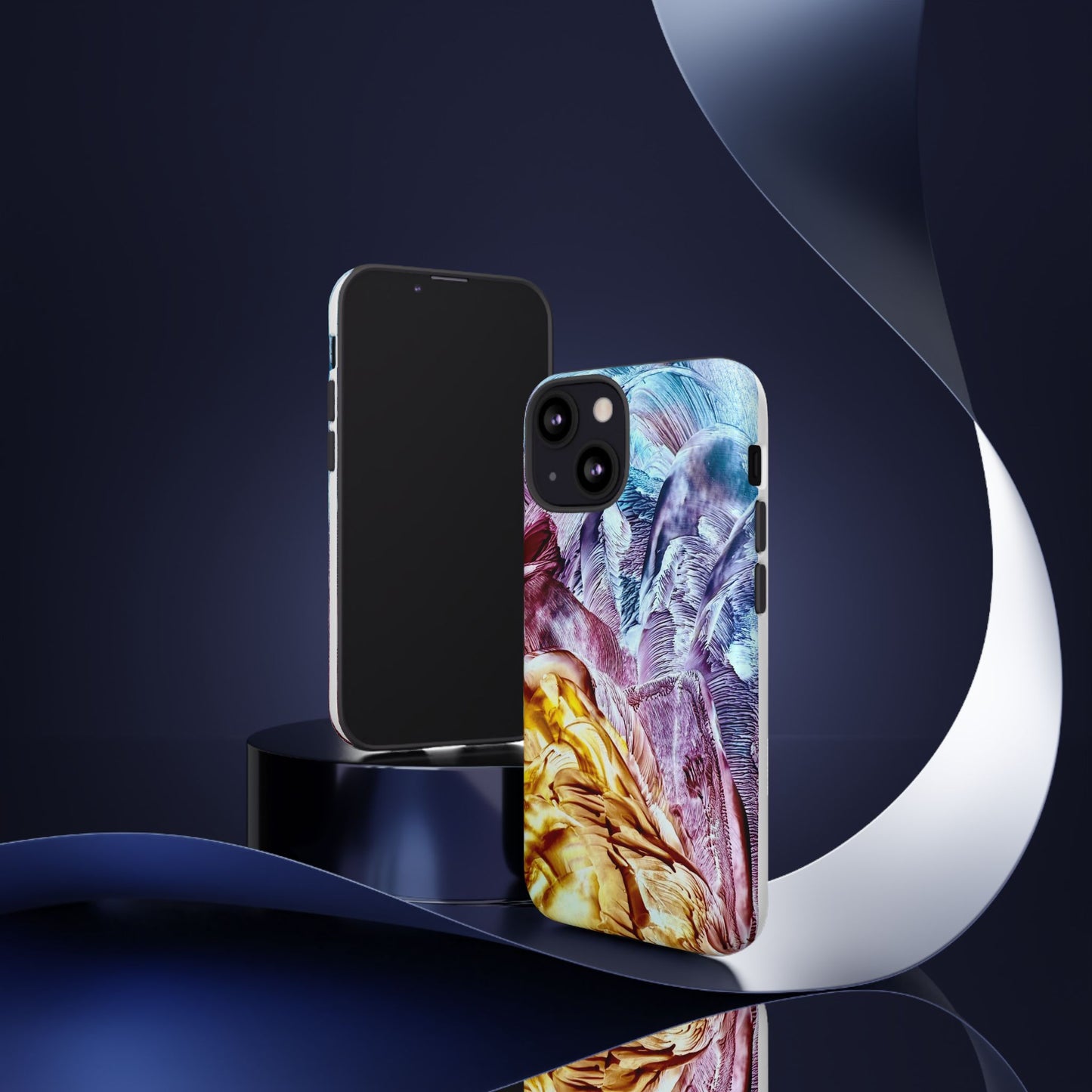Stylish Hard Phone Case, Waves, Art Design by Sincthus