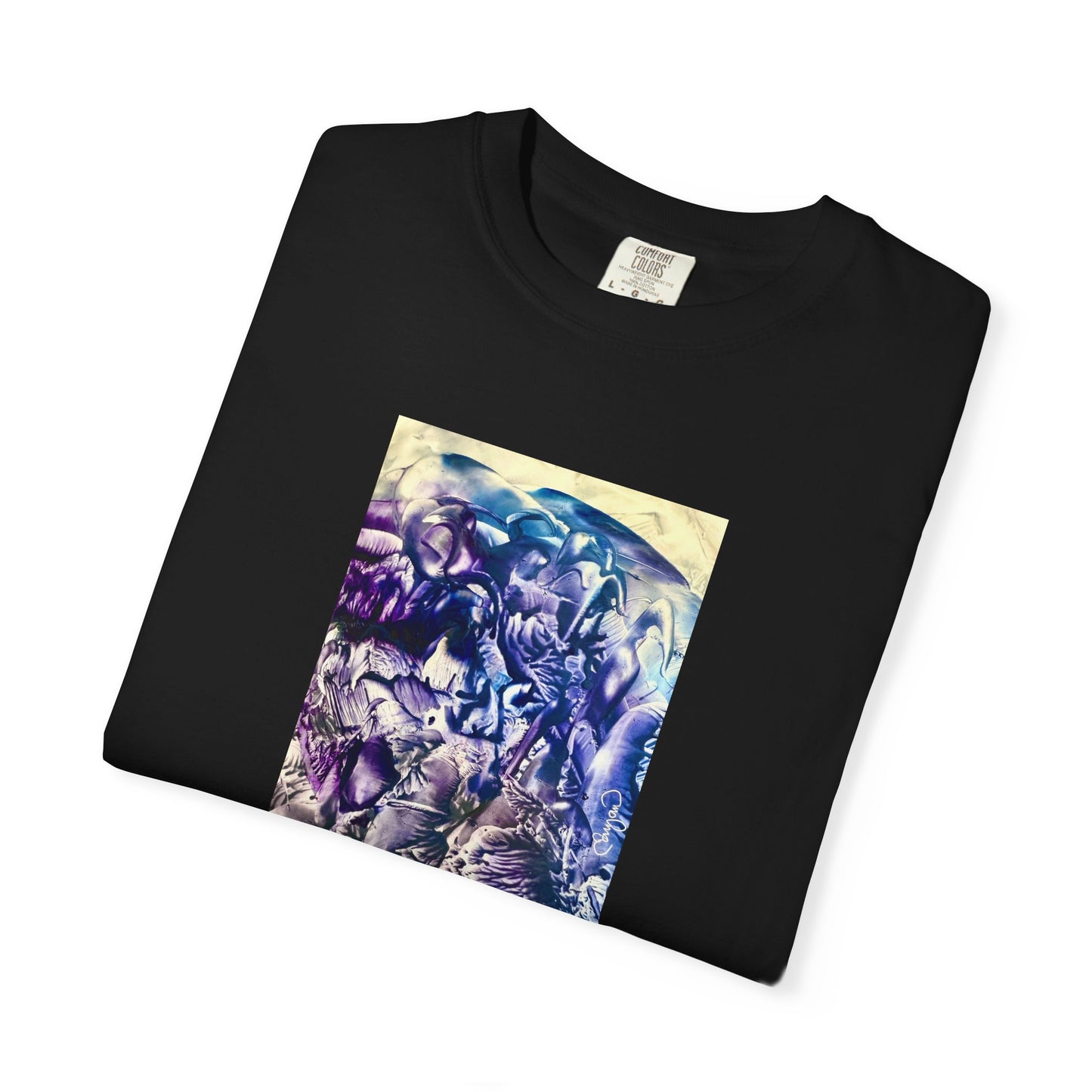 Unisex Garment-Dyed T-shirt, Flood, Art Design by Sincthus
