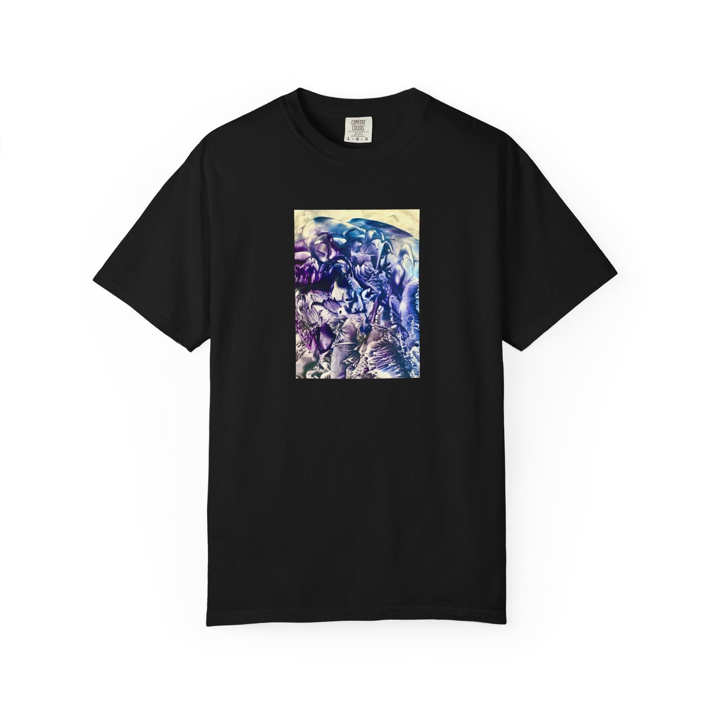 Unisex Garment-Dyed T-shirt, Flood, Art Design by Sincthus