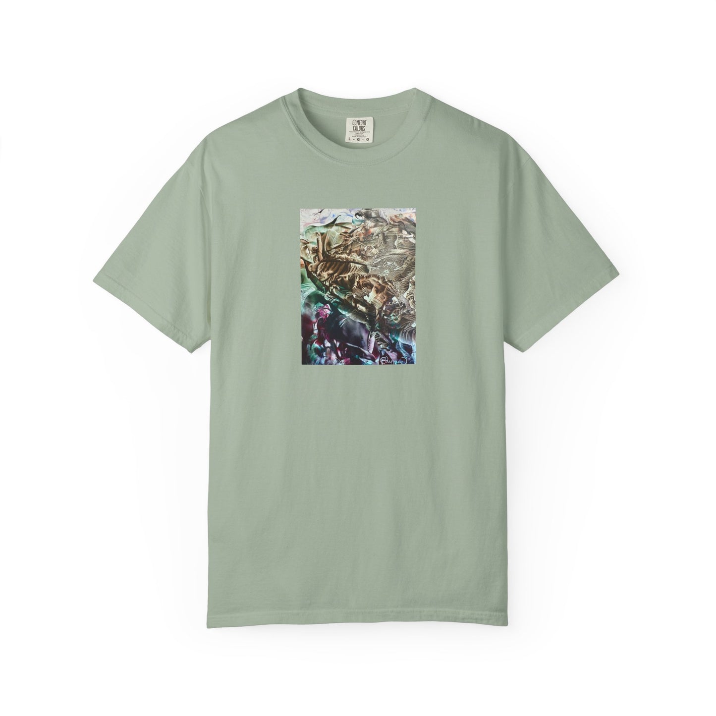 Unisex Garment-Dyed T-shirt, Adventure, Art Design by Sincthus