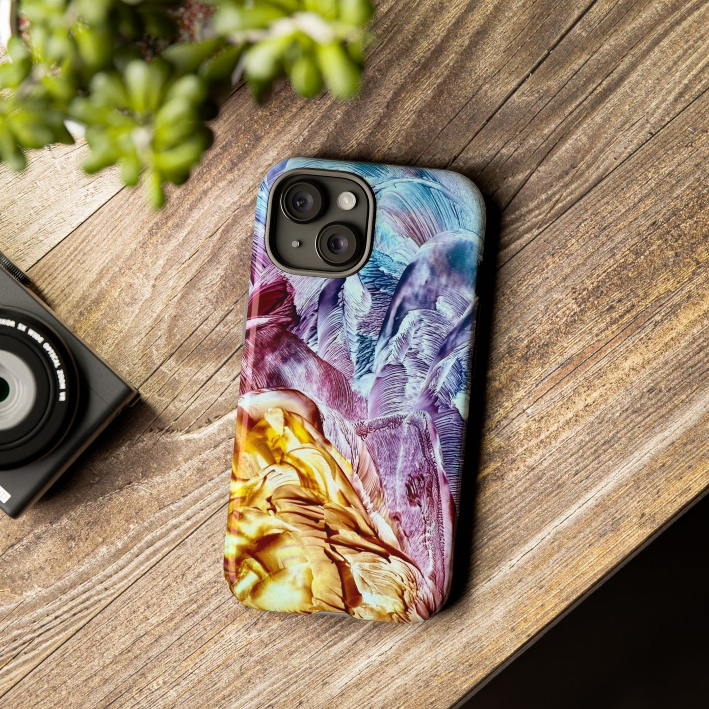 Stylish Hard Phone Case, Waves, Art Design by Sincthus
