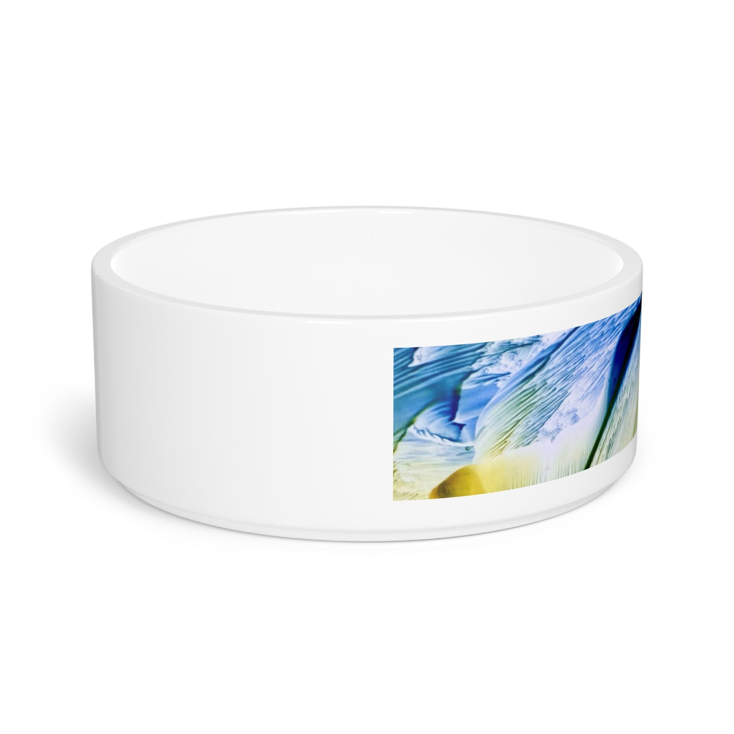 Rustic Pet Bowl for Dogs and Cats, Earth, Art Design by Sincthus