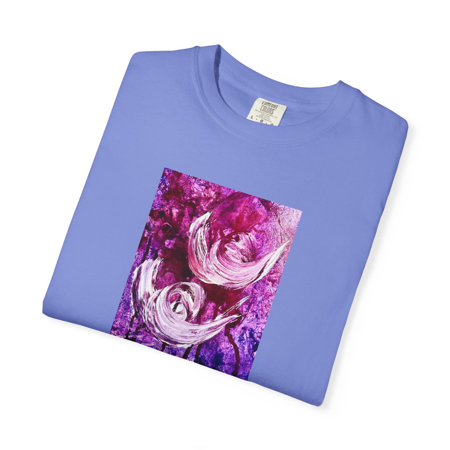 Unisex Garment-Dyed T-shirt, Love Path, Art Design by Sincthus