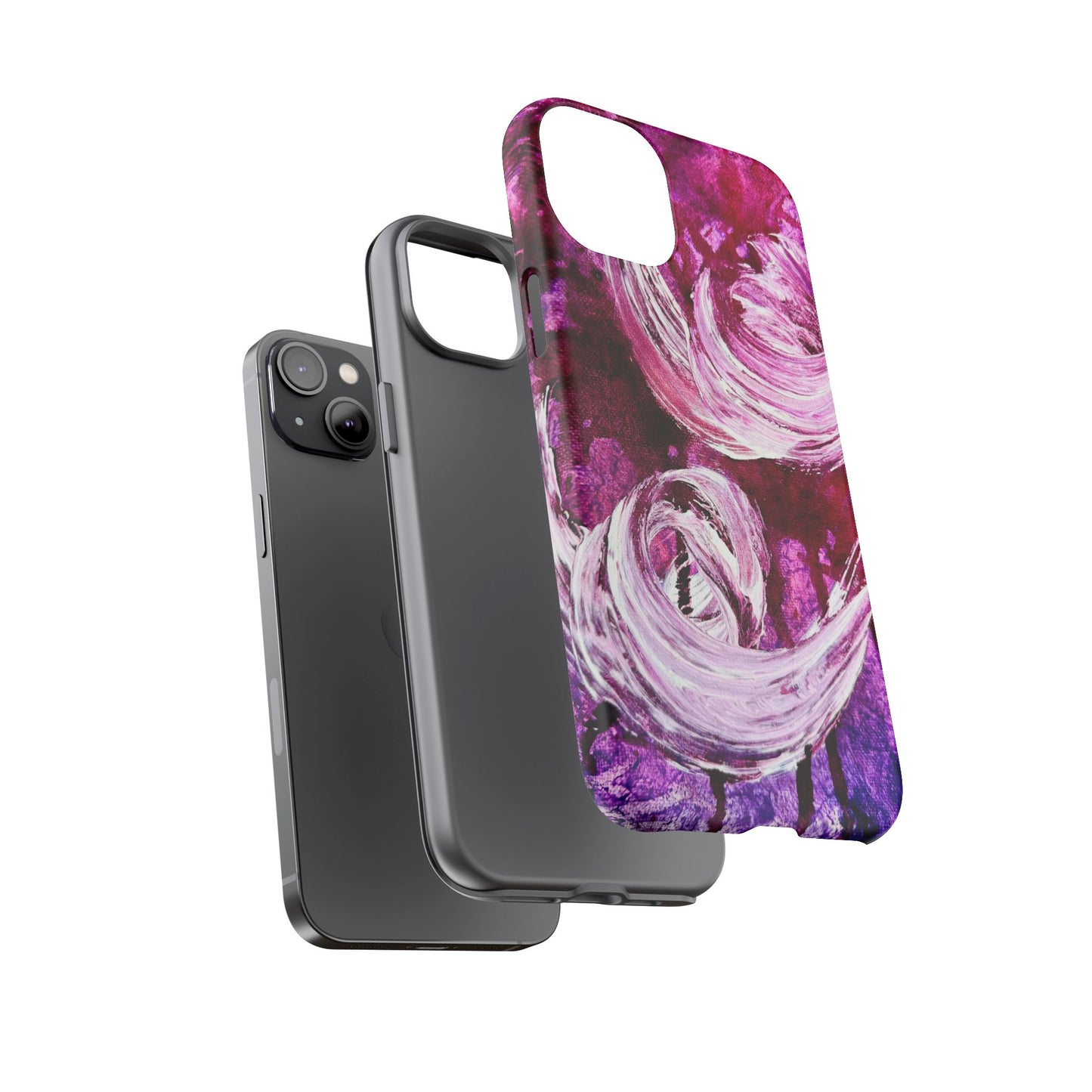 Stylish Hard Phone Case, Love Path, Art Design by Sincthus