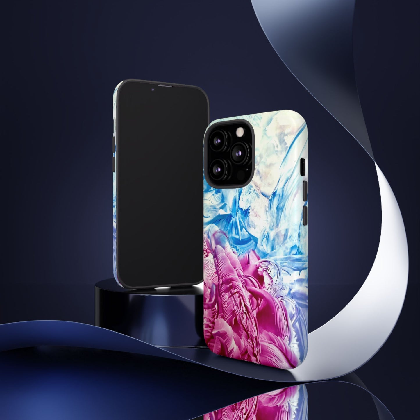 Stylish Hard Phone Case, White Horse, Art Design by Sincthus