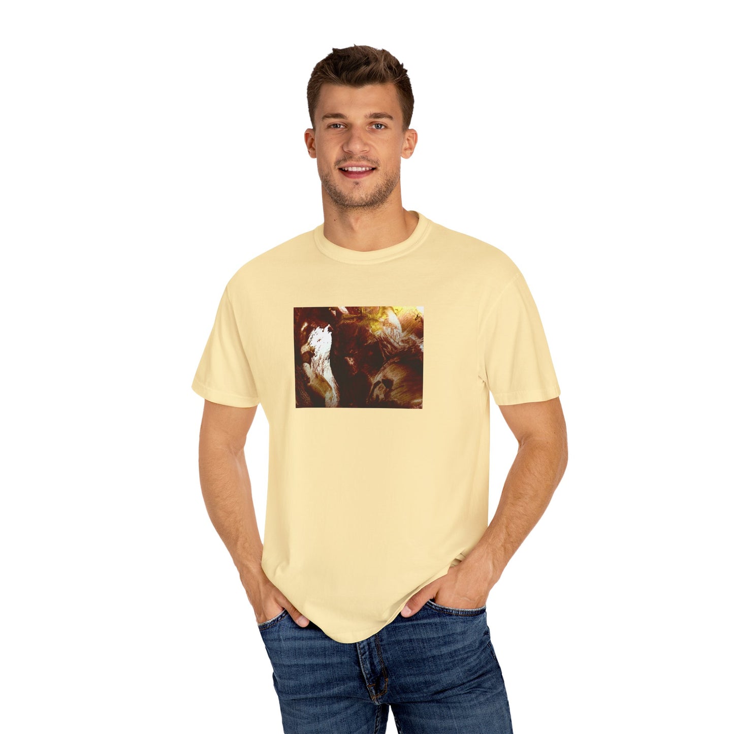 Unisex Garment-Dyed T-shirt, Autumn, Art Design by Sincthus