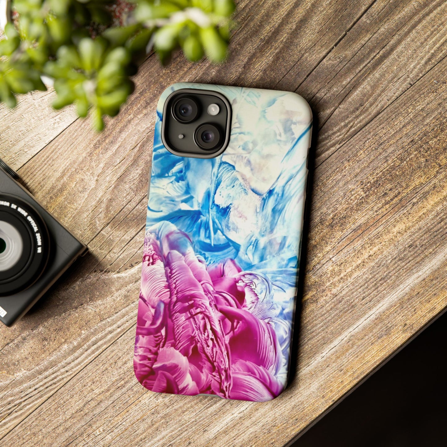 Stylish Hard Phone Case, White Horse, Art Design by Sincthus