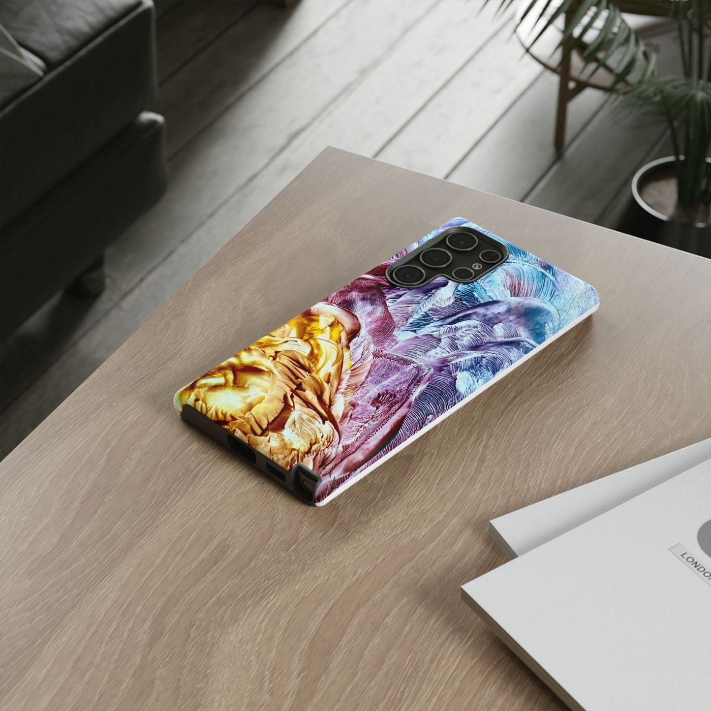 Stylish Hard Phone Case, Waves, Art Design by Sincthus