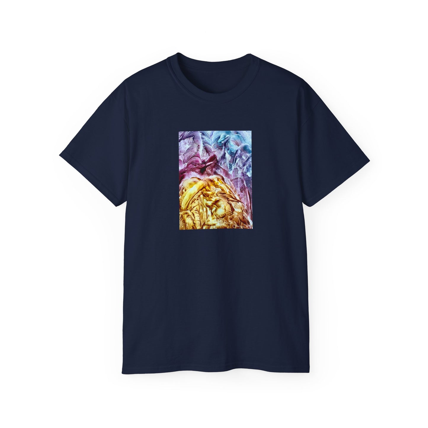 Unisex Ultra Cotton T-Shirt, Waves, Art Design by Sincthus