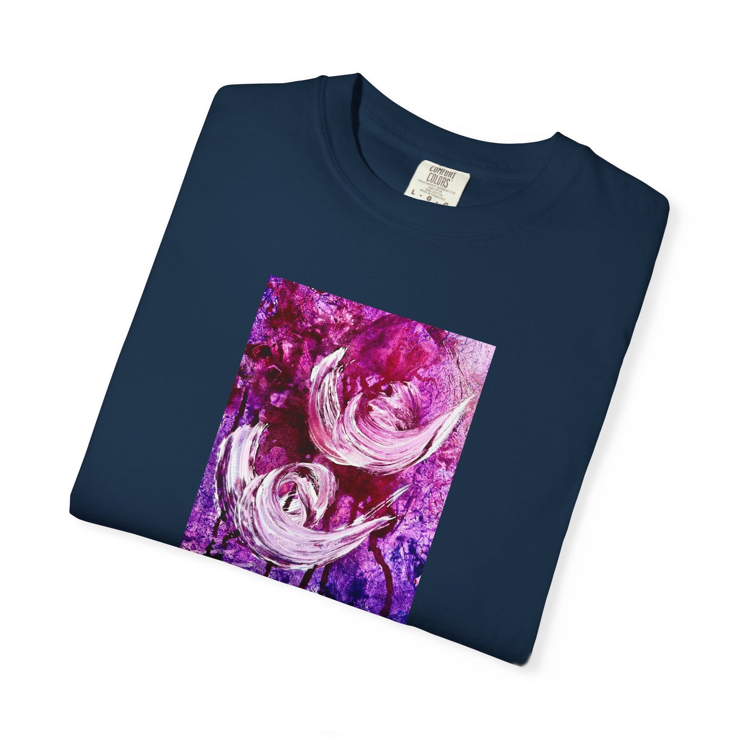 Unisex Garment-Dyed T-shirt, Love Path, Art Design by Sincthus