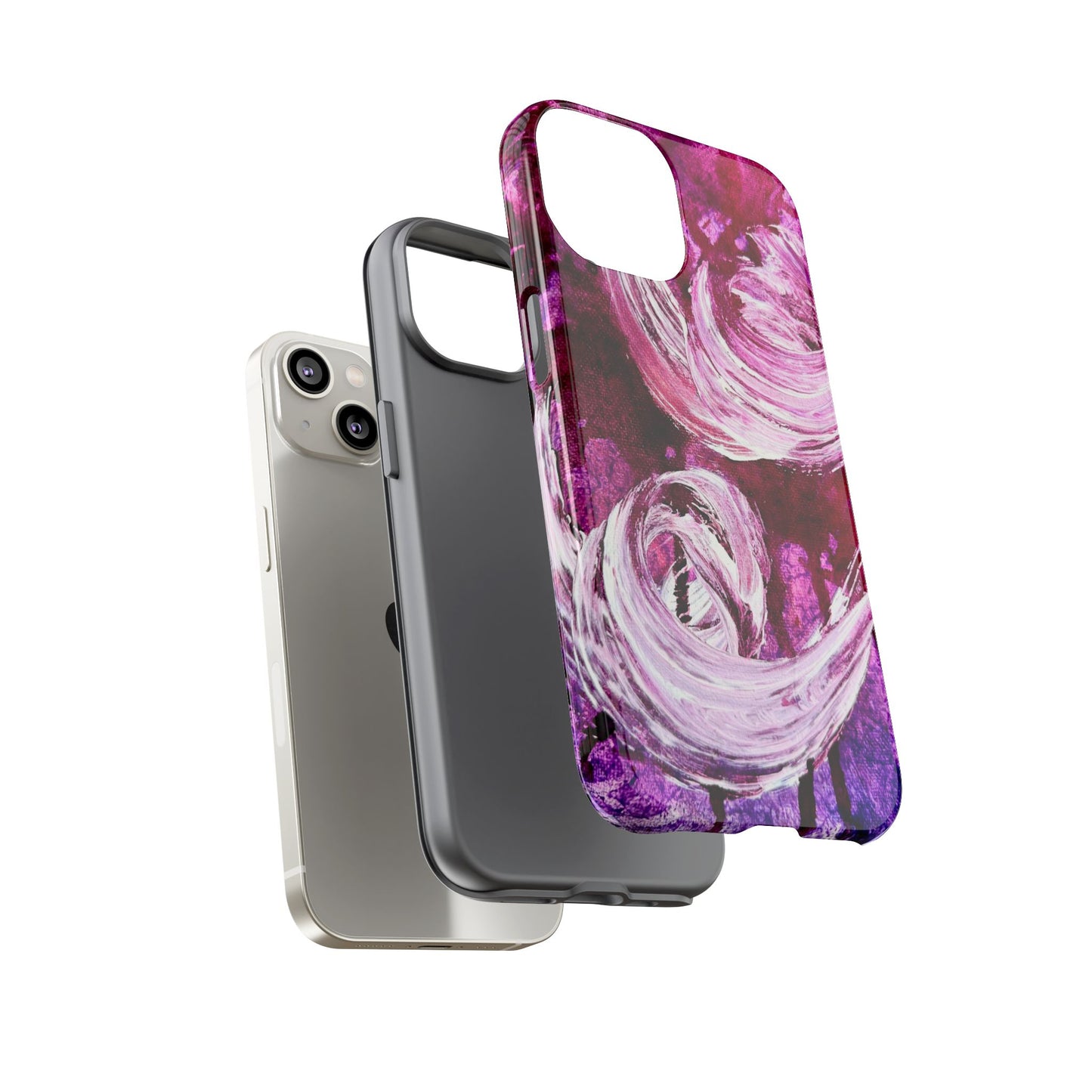 Stylish Hard Phone Case, Love Path, Art Design by Sincthus