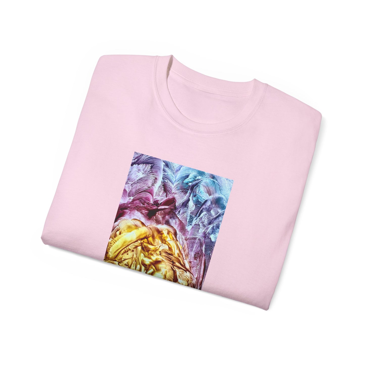 Unisex puuvillainen t-paita, Waves, Art Design by Sincthus