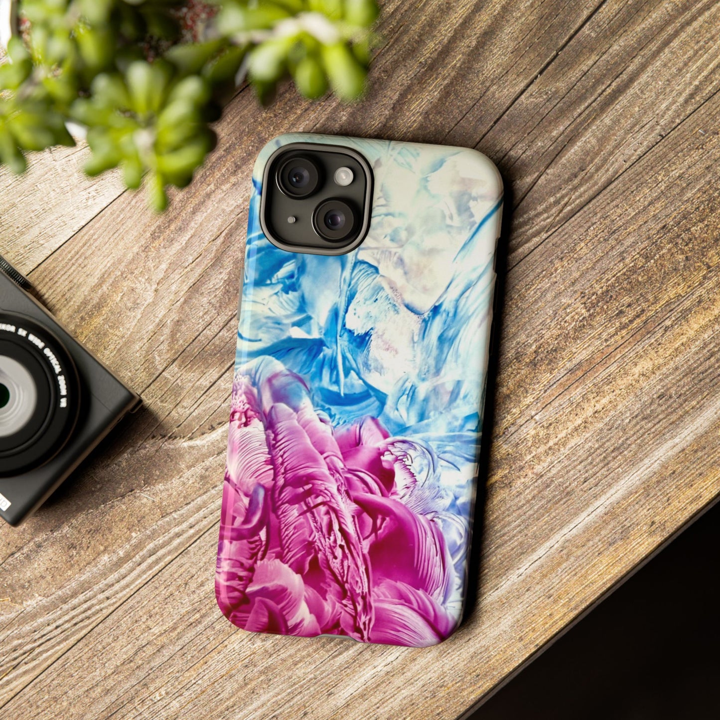 Stylish Hard Phone Case, White Horse, Art Design by Sincthus