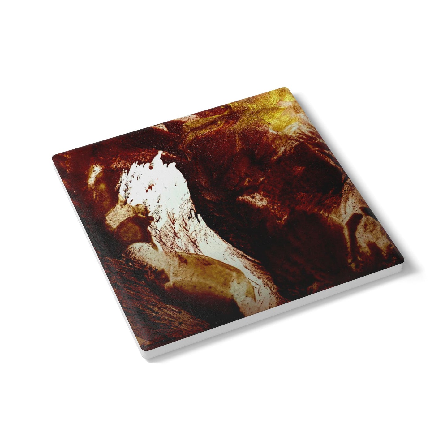 Ceramic Coaster, Autumn, Art Design by Sincthus