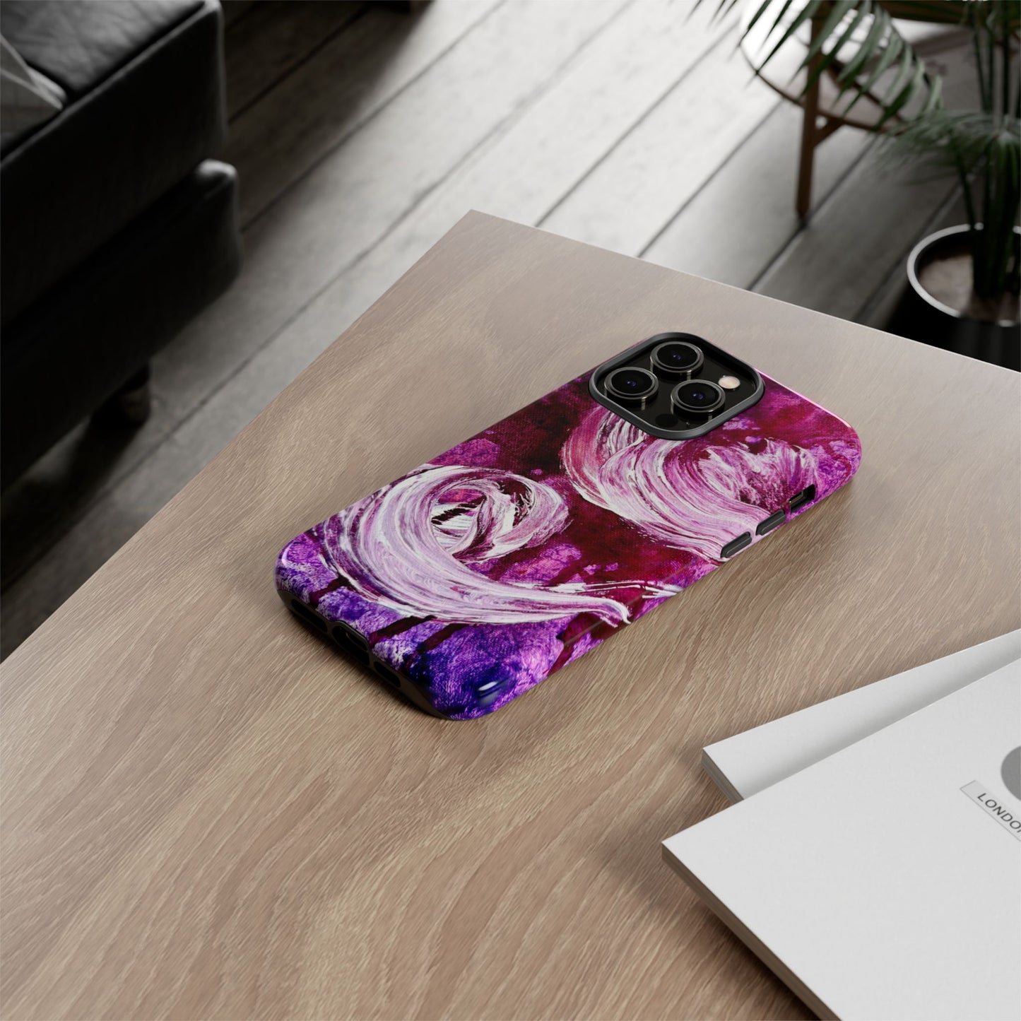 Stylish Hard Phone Case, Love Path, Art Design by Sincthus