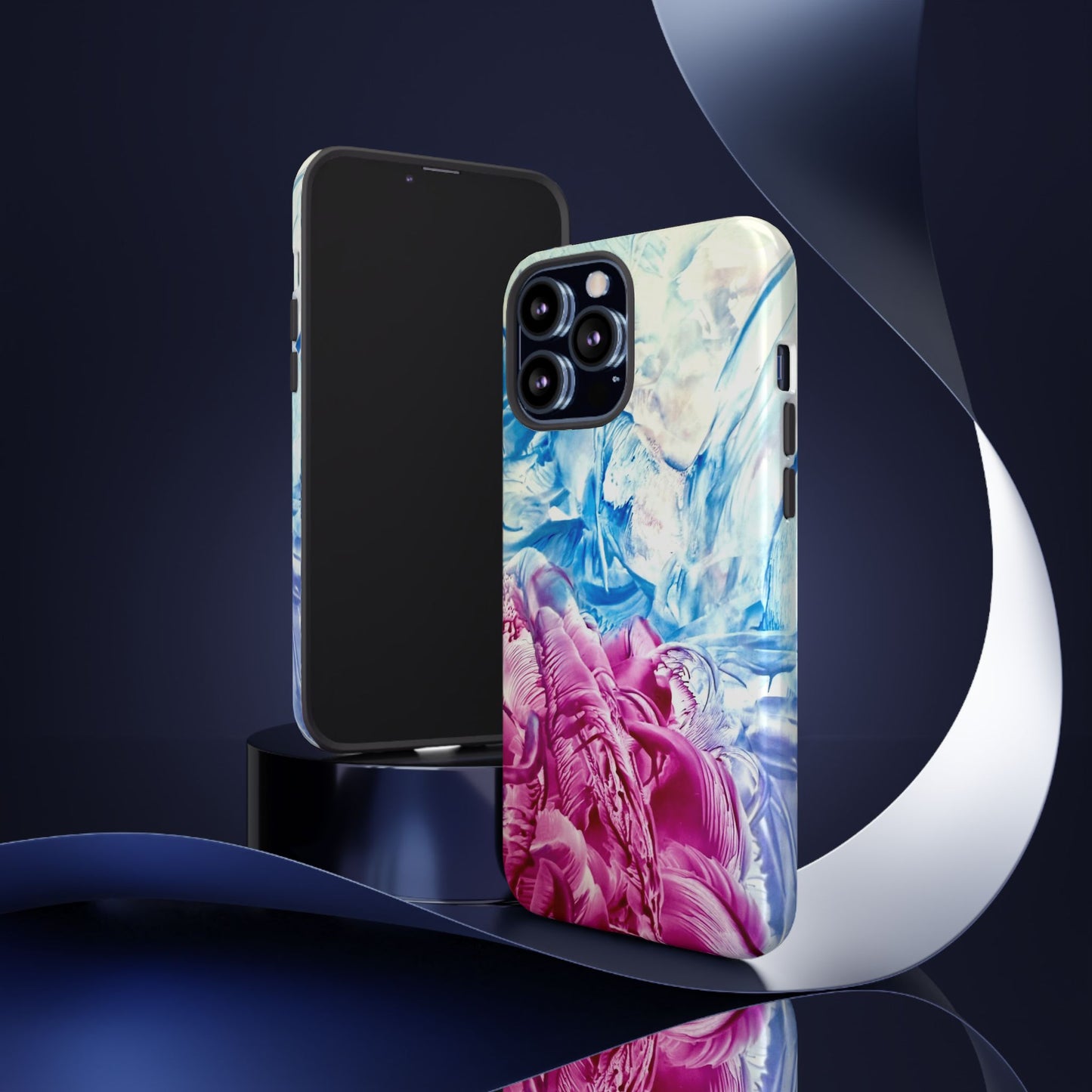 Stylish Hard Phone Case, White Horse, Art Design by Sincthus