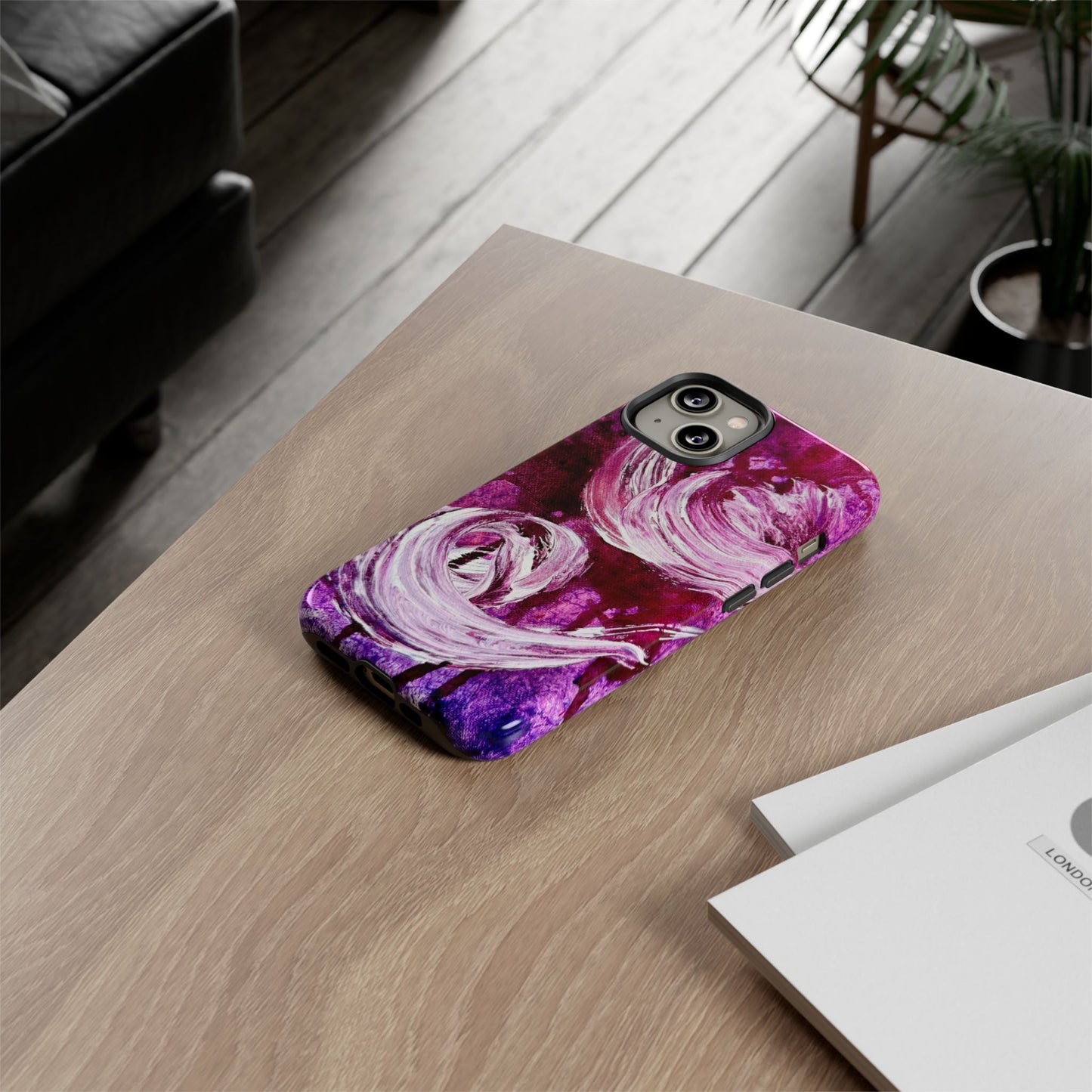 Stylish Hard Phone Case, Love Path, Art Design by Sincthus