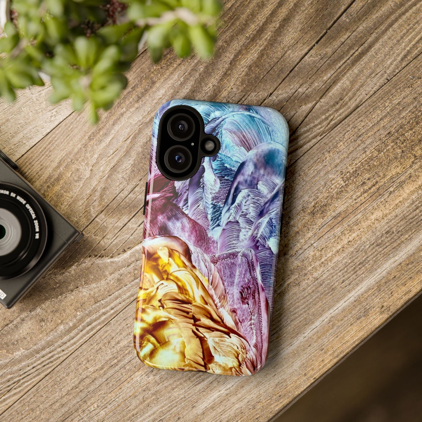 Stylish Hard Phone Case, Waves, Art Design by Sincthus