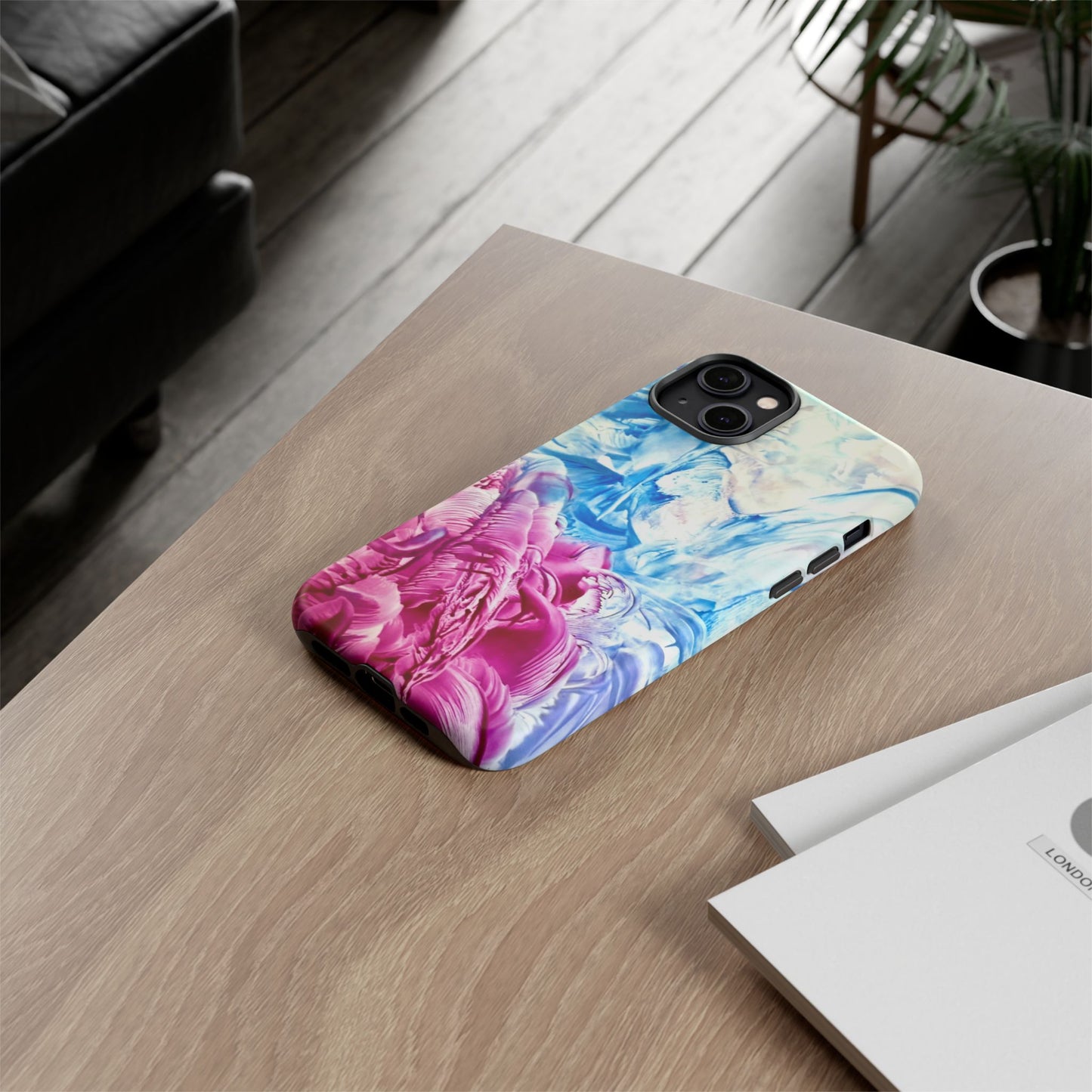 Stylish Hard Phone Case, White Horse, Art Design by Sincthus