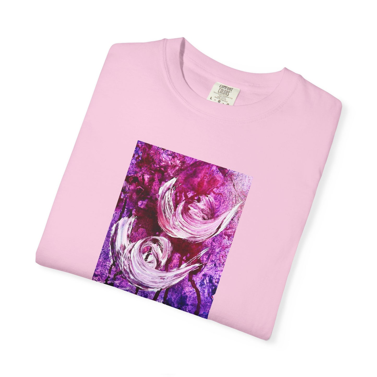 Unisex Garment-Dyed T-shirt, Love Path, Art Design by Sincthus